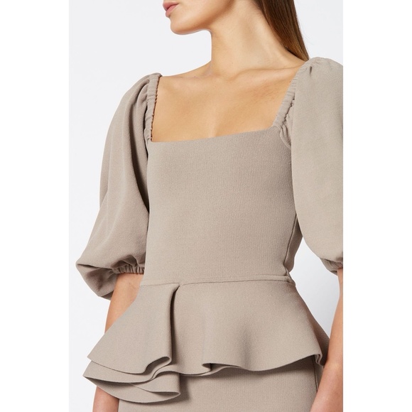 Scanlan Theodore Beige Mini Dress - Picture 4 of 12